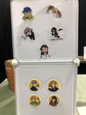 sticker display