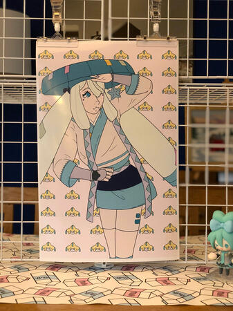 steel miku big print