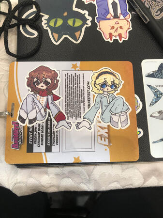 badge decorations :)